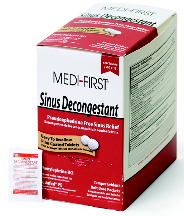 DECONGESTANT SINUS TABLET NON-PSEUDO (100/BX) - Decongestant/Antihistamine